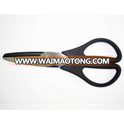 Utility ceramic scissor, 4&quot; black ceramic cutting blades, colorful PP handle - CS100B