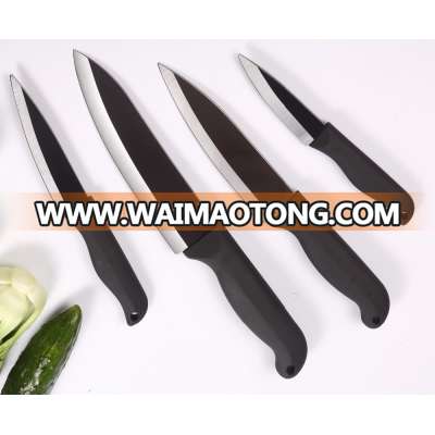 2017 Amazon Hottest Advancer 4 Pieces Black Ceramic Knives Set 3&quot; 4&quot; 5&quot; 6&quot;