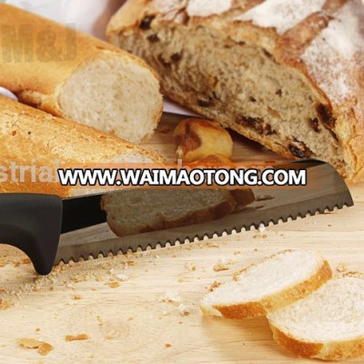 BK165BMS-A black mirror serrated bread knife ceramic kitchen knife