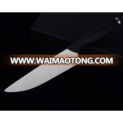 2018 new design 8 inch kitchen ceramic chef knife Genteel white ceramic blade with V3 gradually grinding